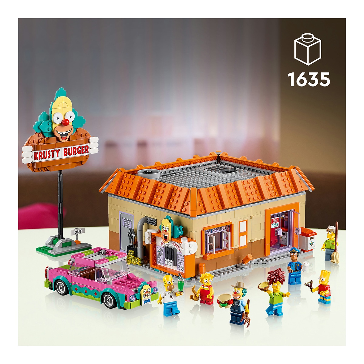 Juego de construcción The Simpsons™: Krusty Burger LEGO Icons - 10352