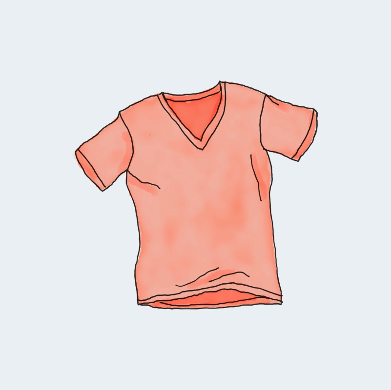 vneck-tee